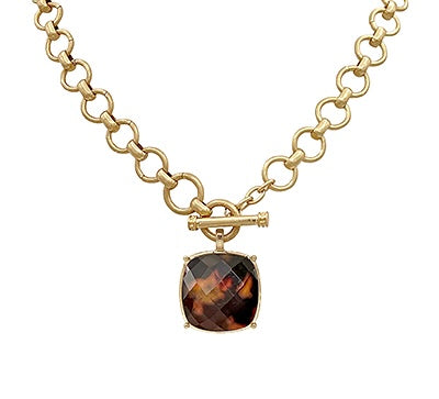 Tortoise Time Necklace