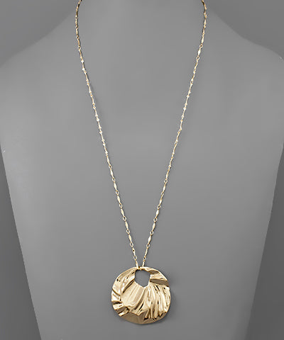 Harvest Full Moon Pendant Necklace