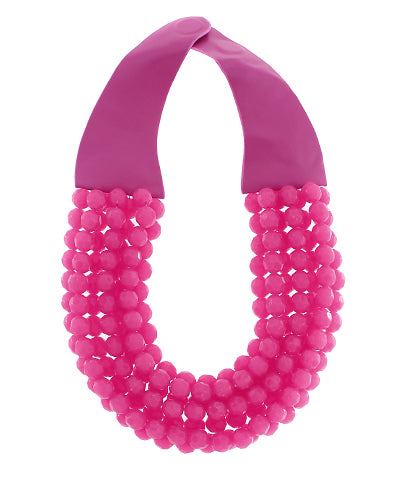 Blushing For You Beaded Necklace