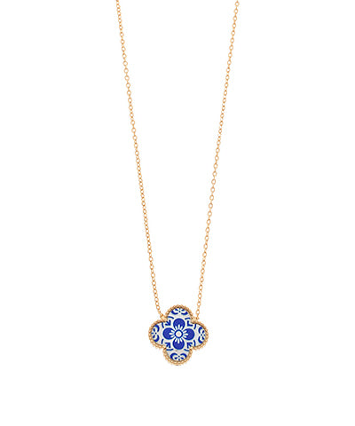 Juliette Blue China Necklace