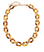 Tortoise and Textures Necklace