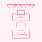 The Darling Effect - Style Station Desk Mat - Blushing Bows