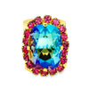 Tova- Chloe Ring- Aqua Verde
