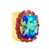 Tova- Chloe Ring- Aqua Verde