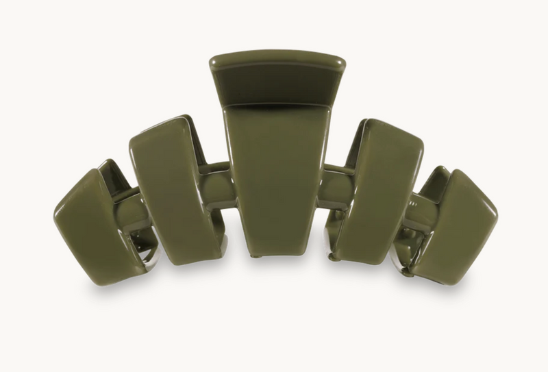 TELETIES- Classic Olive Large Clip