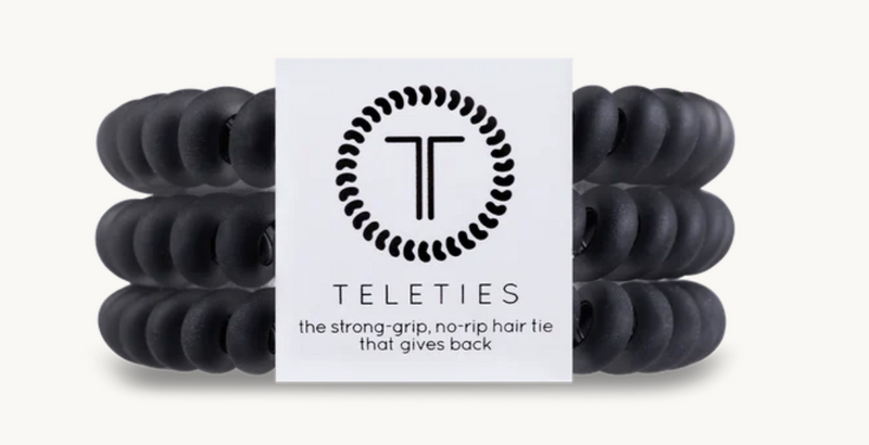TELETIES-Black Matte Large