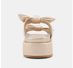 Kiki- Gold Double Bow Sandal