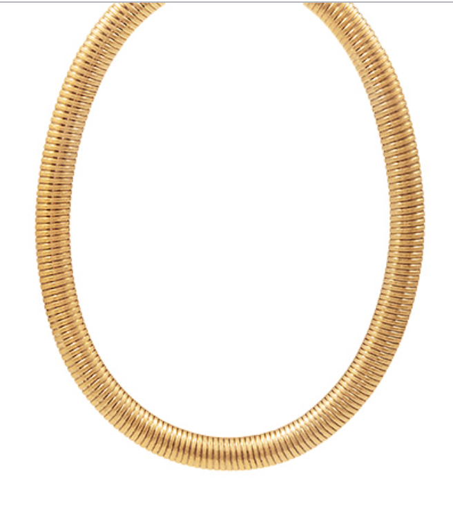 Gold Glam Snake Chain Necklace