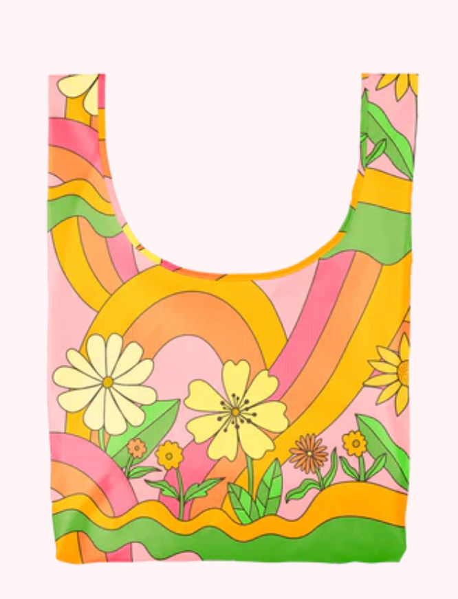 Twist & Shout Reusable Tote- Medium In The Groove