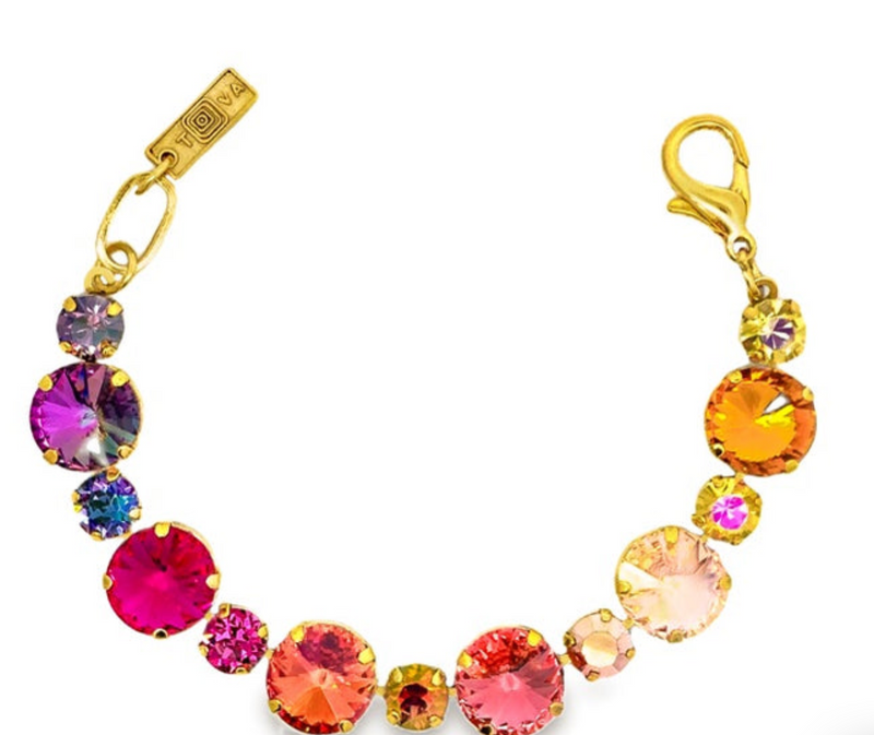 TOVA: Trinity Bracelet -Antique Gold Bohemian