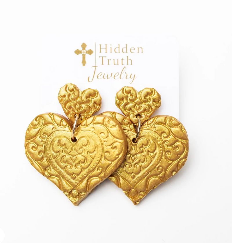 Hidden Truth- Hearts Desire Earrings