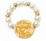 Hidden Truth- Victory Cross Bracelet
