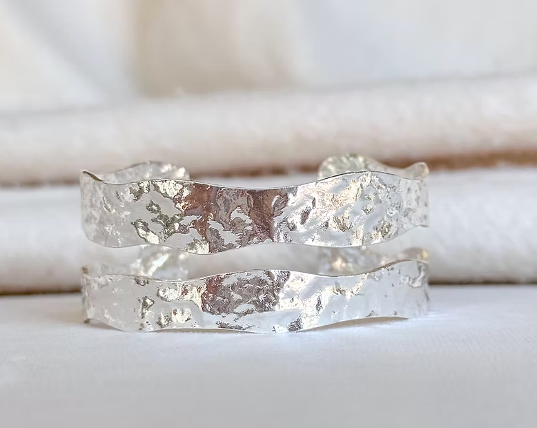 Easton Elle- Double Plated Cuff- Silver