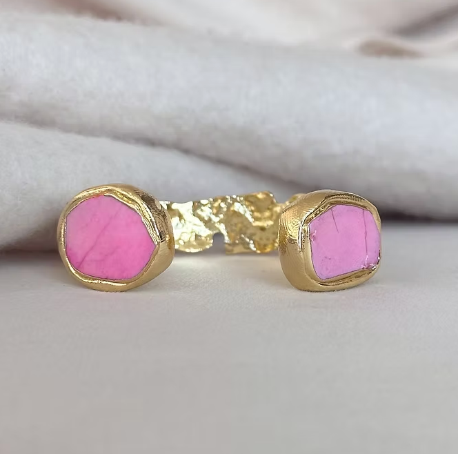 Easton Elle- Mist Bracelet Cuff - Pink
