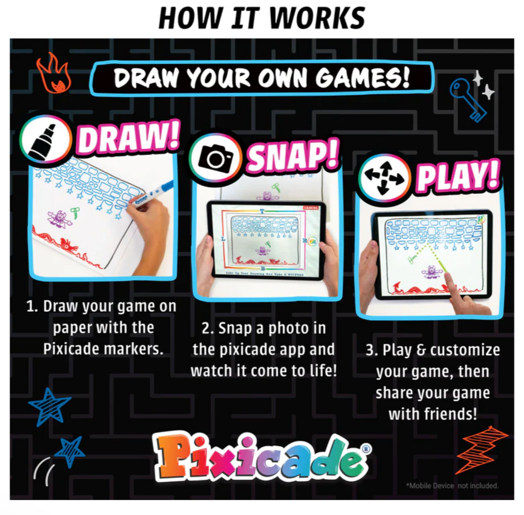 Pixicade!! - Draw Your Own Games