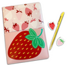 Strawberry Pocket Journal w/ Pen