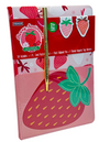 Strawberry Pocket Journal w/ Pen