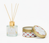 Mary Square- Holiday Trellis / Candle Reed Diffuser Set | Whispering Pines
