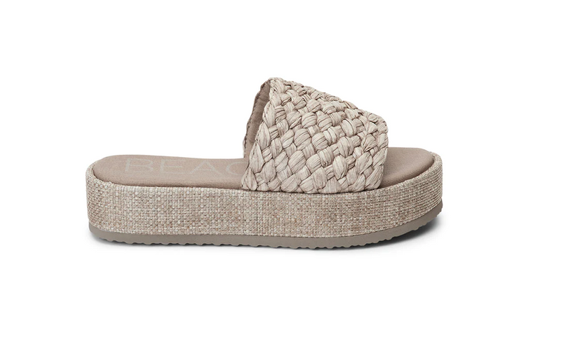 Matisse Cairo Platform Slide - Taupe