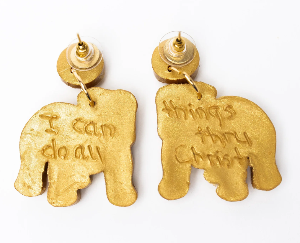 Hidden Truth- Bulldog Earrings