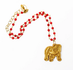 Hidden Truth- Jaded Bulldog Necklace
