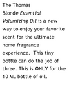 Thomas Blonde- Mr. Blonde- 3in 1 Volumizer Oil