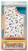 Toastie Mini Pastry NoteBook & Pen Set