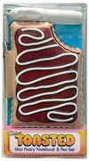 Toastie Mini Pastry NoteBook & Pen Set