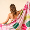 The Darling Effect - XL Quick Dry Beach Towel - Pickleball Party