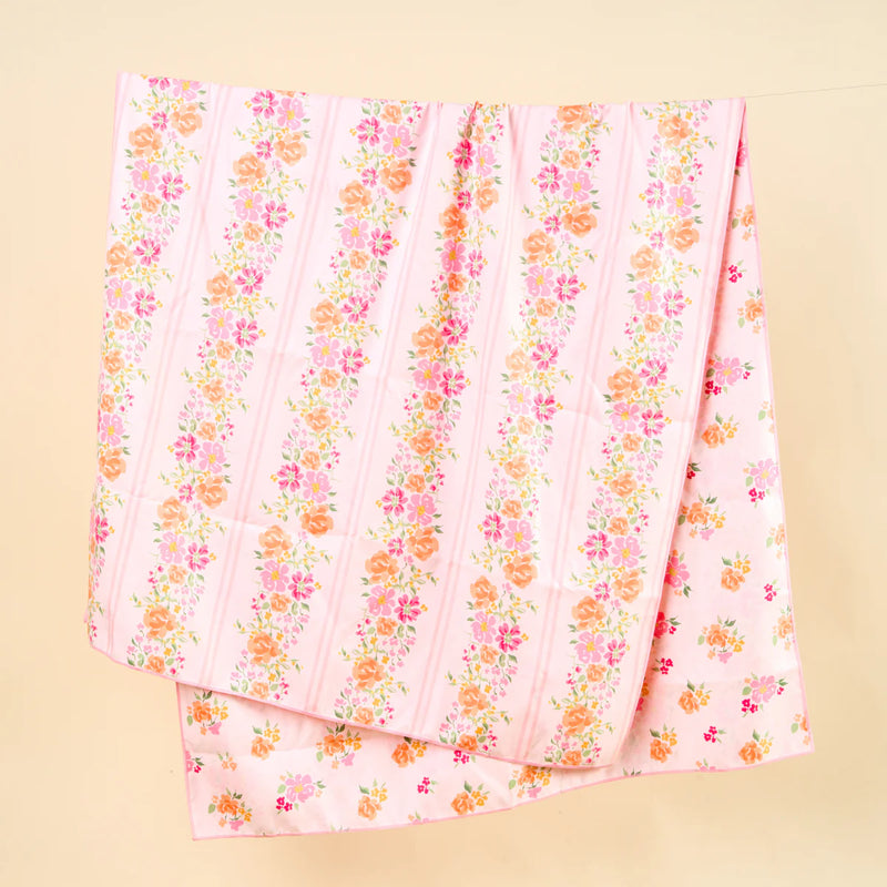 The Darling Effect - XL Quick Dry Beach Towel - Petal Parade Pink