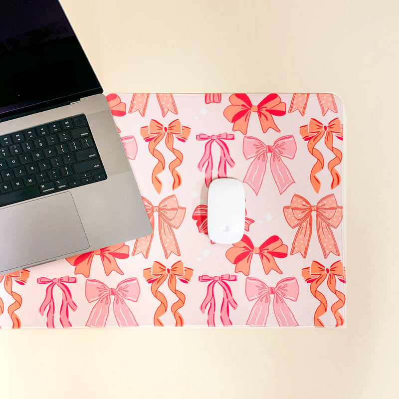The Darling Effect - Style Station Desk Mat - Blushing Bows