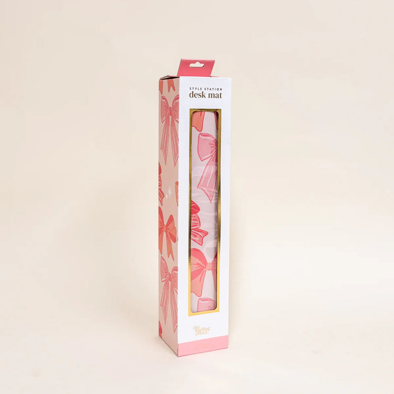 The Darling Effect - Style Station Desk Mat - Blushing Bows