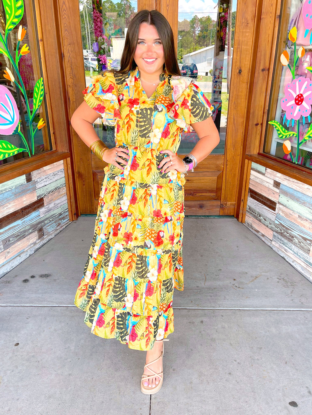 Toucan Sam Maxi Dress