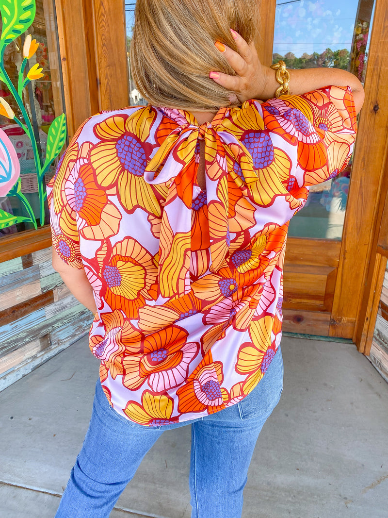 Adrienne- London Tie Back Top