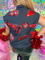 QOS Black & Red Cheer Icon Tank