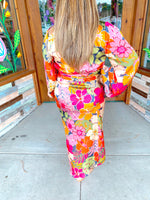 Hawaiian Garden Maxi Skirt