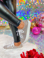 Julia Clear Rhinestone Sneaker