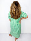 Lime Sorbet Midi Dress