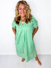 Lime Sorbet Midi Dress