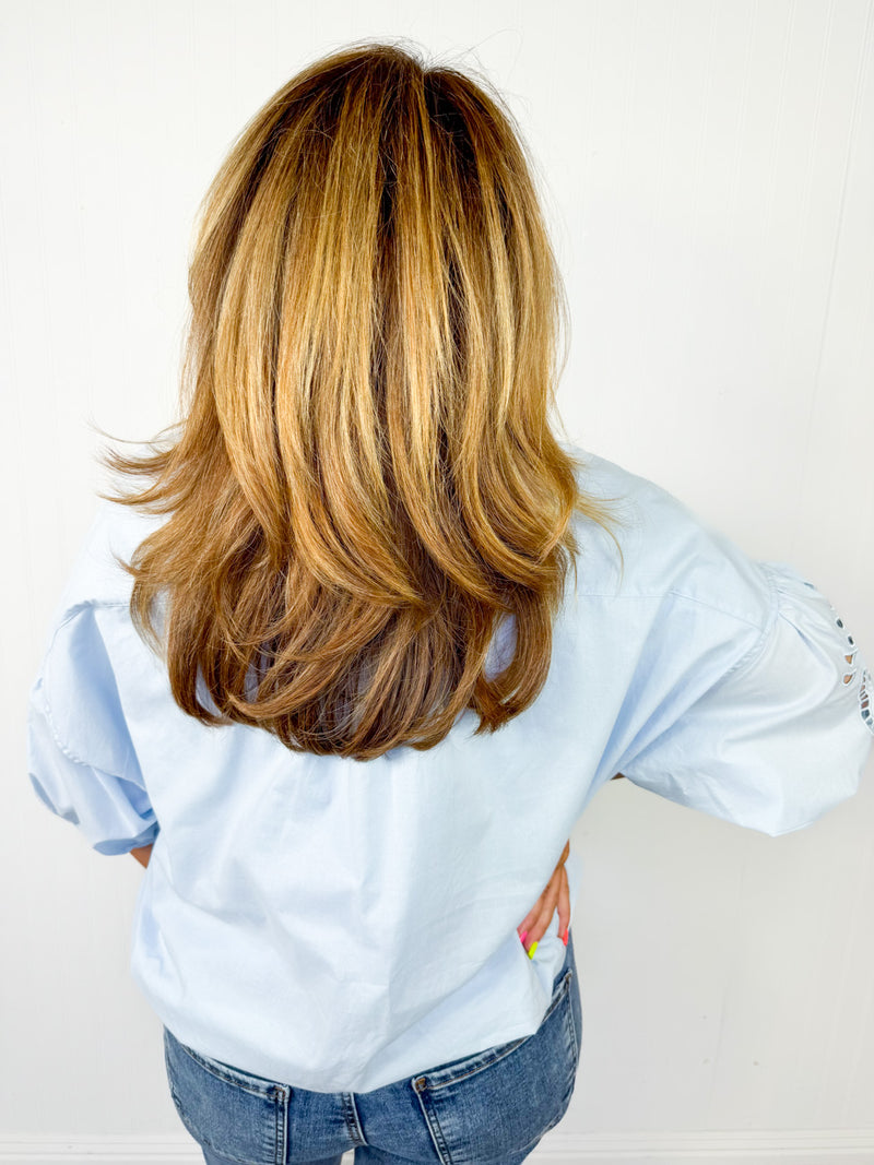 Bubble Blues Top