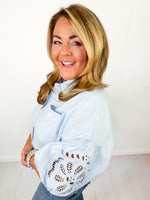 Bubble Blues Top