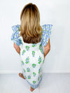 Blue Garden Midi Dress
