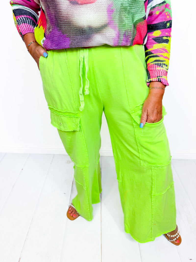 Totally 80's Neon Green Pants