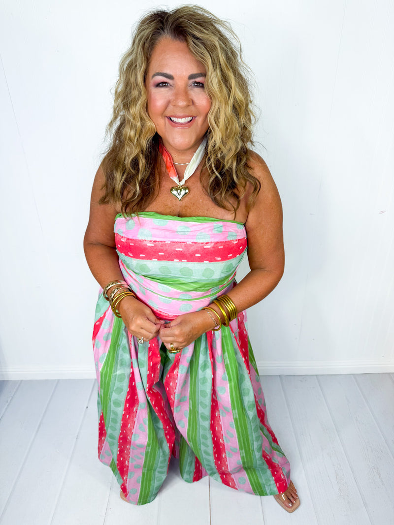 Watermelon Breeze Jumpsuit