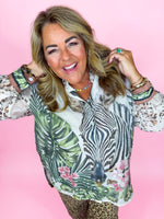 Safari Nights Button Down Top