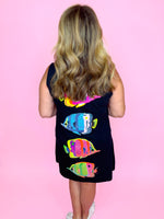 Queen of Sparkles - Multi Fish Tank Dress