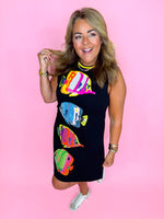 Queen of Sparkles - Multi Fish Tank Dress