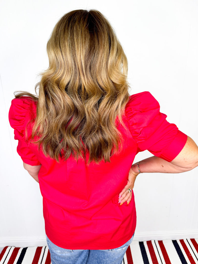 Adrienne- Cherry On Top Button Down