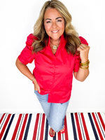 Adrienne- Cherry On Top Button Down