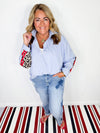 Land Of The Free Button Down